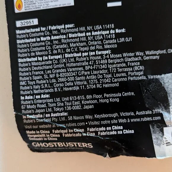 NWT Kids Ghostbusters Safety Light Trick or Treat Halloween Costume Accessory - Picture 7 of 11